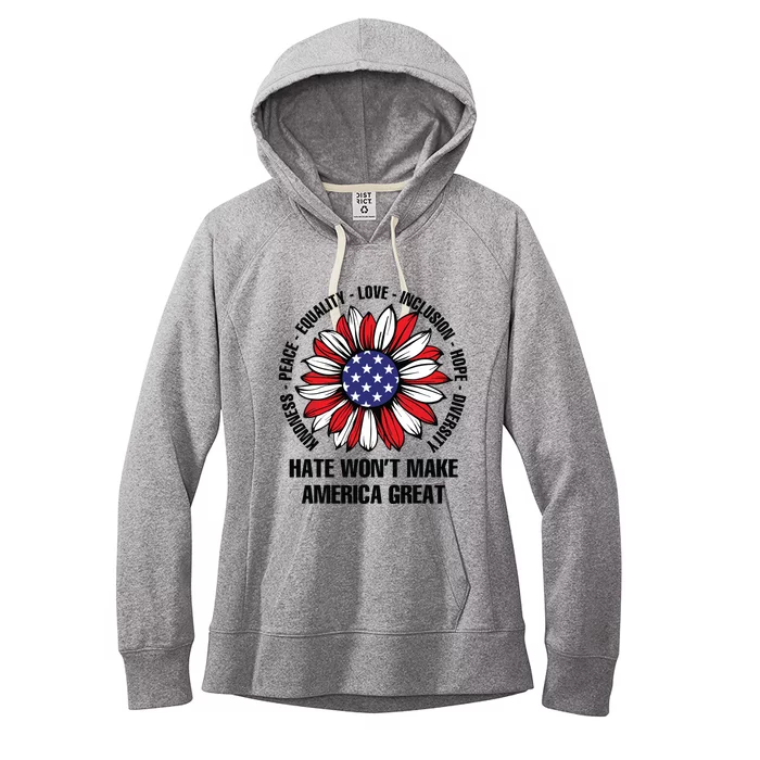 Hate Wont Make America Great Women's Fleece Hoodie