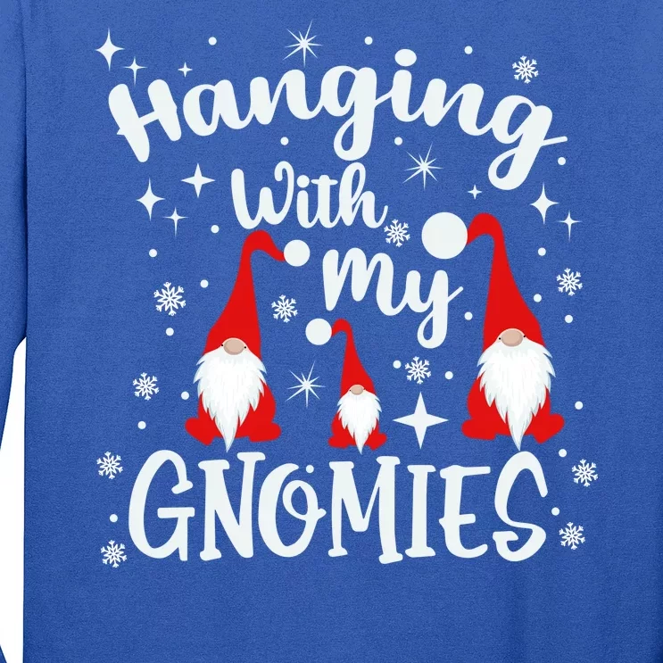 Hanging With My Gnomies Christmas Winter Long Sleeve Shirt