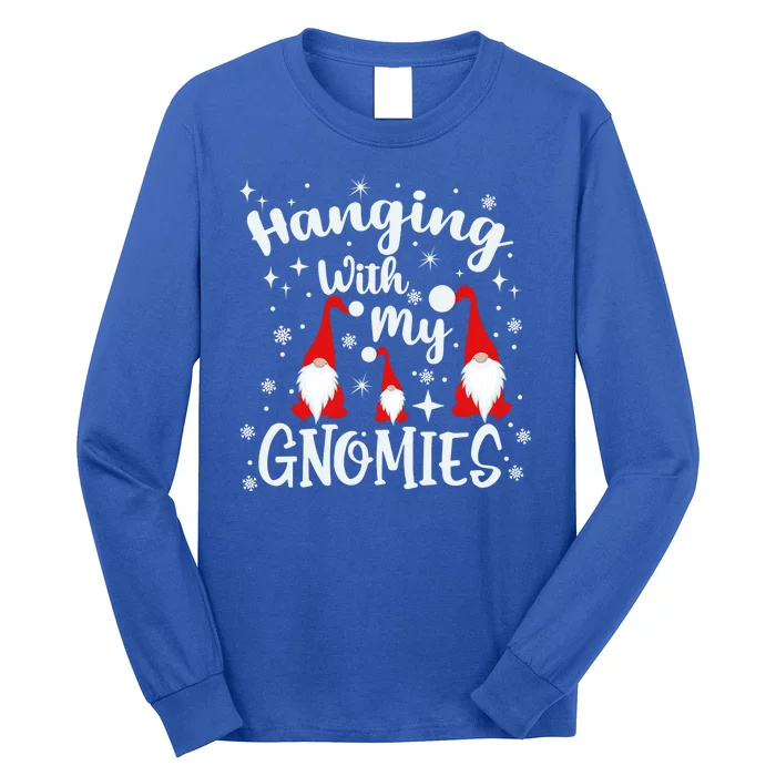 Hanging With My Gnomies Christmas Winter Long Sleeve Shirt