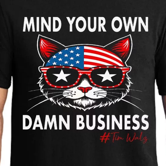 Harris Walz Mind Your Own Damn Business Pajama Set