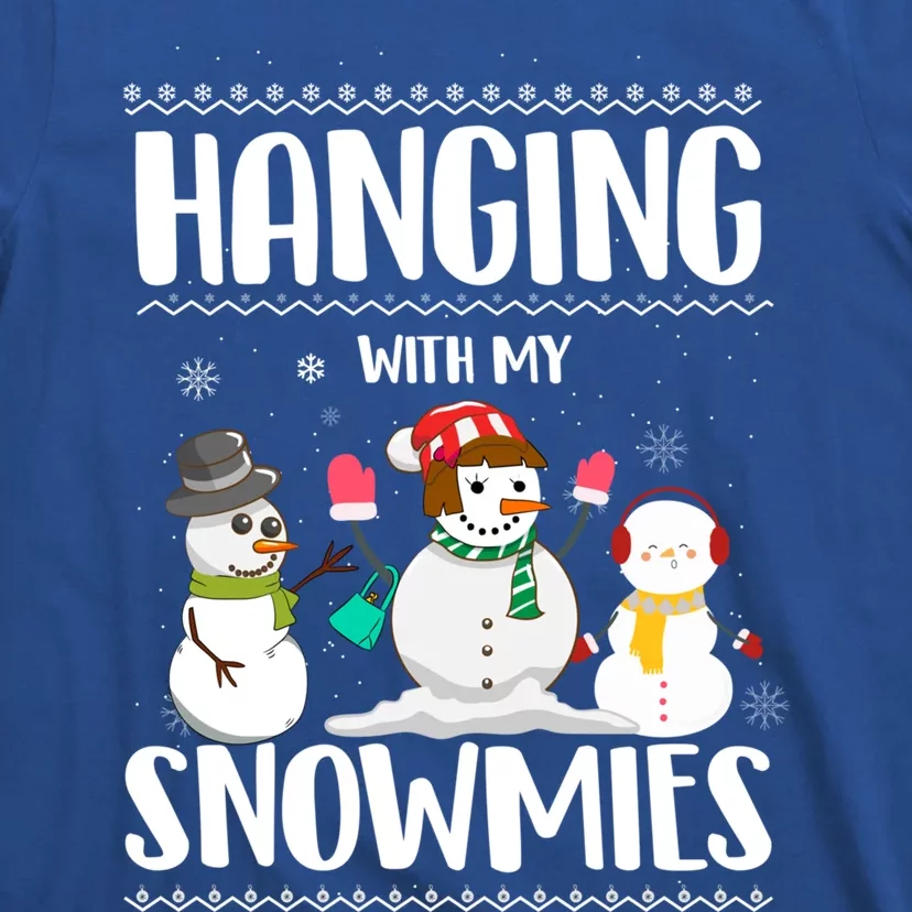 Hanging With My Snowmies Gift T-Shirt