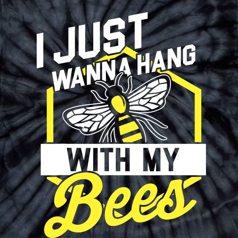 Hang With My Bees Beekeeper & Beekeeping Gift Tie-Dye T-Shirt