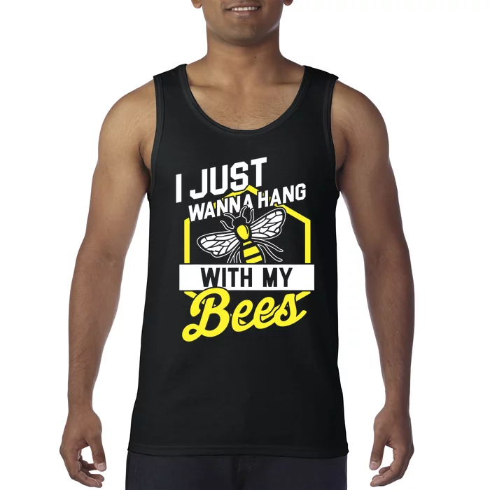 Hang With My Bees Beekeeper & Beekeeping Gift Tank Top