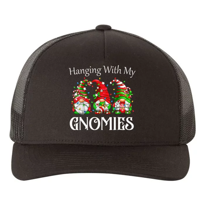 Hanging With My Gnomies Family Pajamas Yupoong Adult 5-Panel Trucker Hat