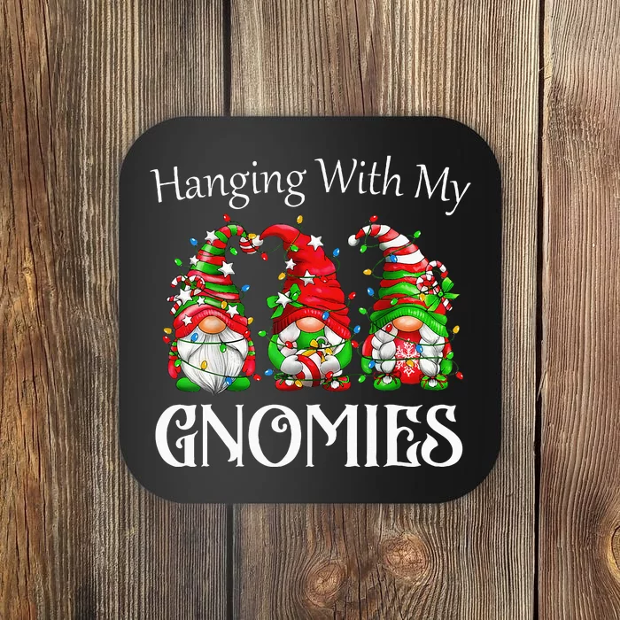 Hanging With My Gnomies Family Pajamas Coaster