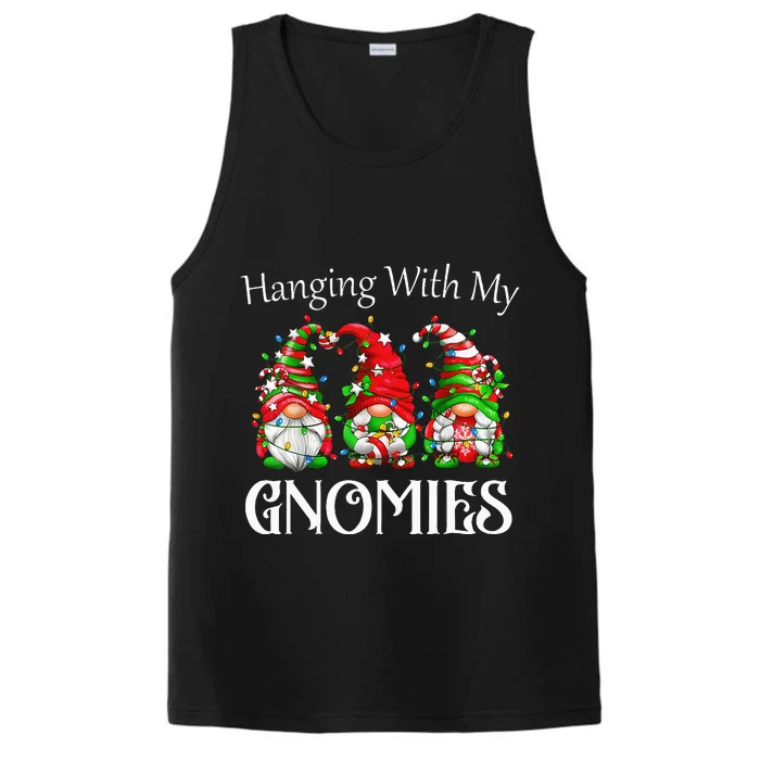 Hanging With My Gnomies Family Pajamas Performance Tank