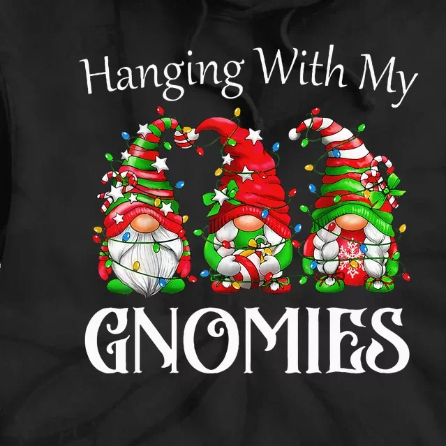 Hanging With My Gnomies Family Pajamas Tie Dye Hoodie