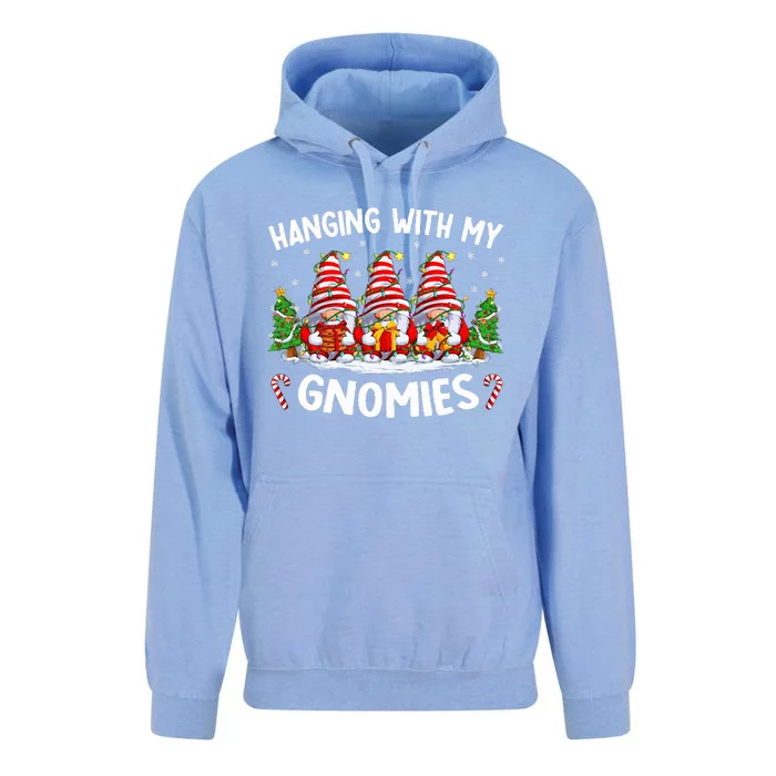 Hanging With My Gnomies Matching Family Christmas Pjs Gnome Unisex Surf Hoodie