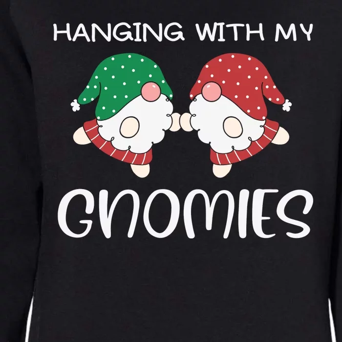 Hanging With My Gnomies Gnomes Christmas Family Pajamas Womens California Wash Sweatshirt