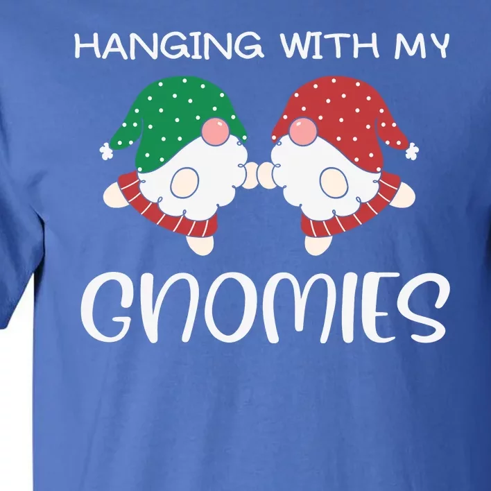 Hanging With My Gnomies Gnomes Christmas Family Pajamas Tall T-Shirt