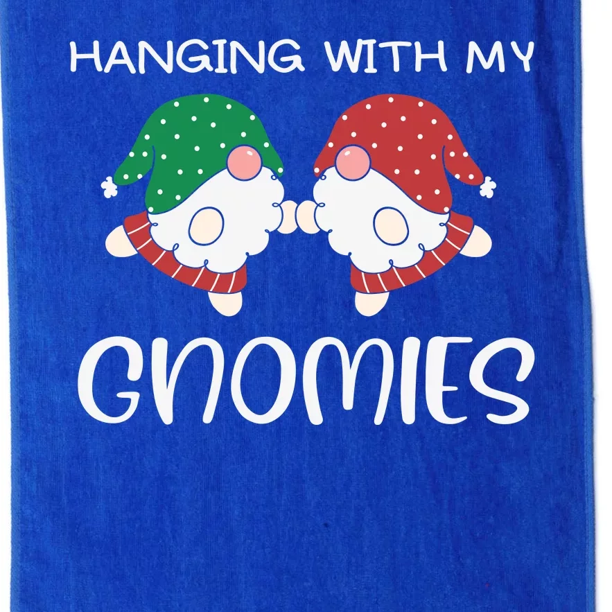 Hanging With My Gnomies Gnomes Christmas Family Pajamas Platinum Collection Golf Towel