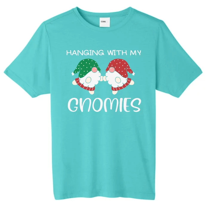 Hanging With My Gnomies Gnomes Christmas Family Pajamas ChromaSoft Performance T-Shirt