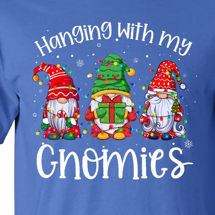 Hanging With My Gnomies Matching Family Christmas Pjs Gnome Tall T-Shirt