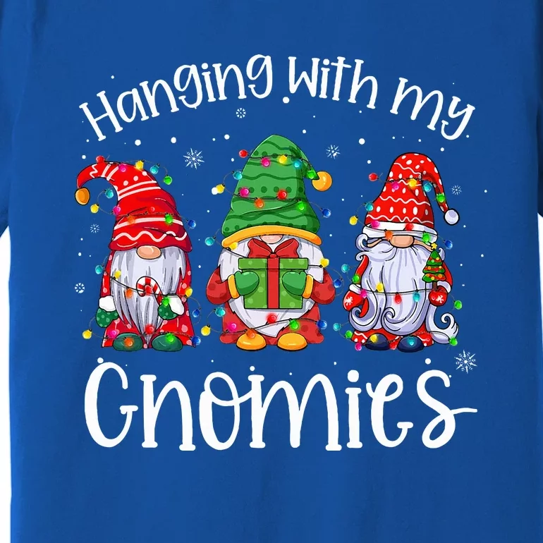 Hanging With My Gnomies Matching Family Christmas Pjs Gnome Premium T-Shirt