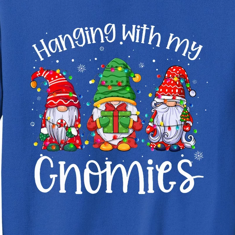 Hanging With My Gnomies Matching Family Christmas Pjs Gnome Tall Sweatshirt