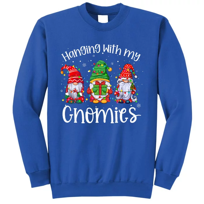 Hanging With My Gnomies Matching Family Christmas Pjs Gnome Tall Sweatshirt