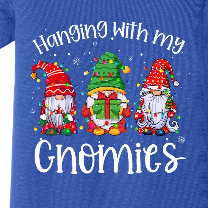 Hanging With My Gnomies Matching Family Christmas Pjs Gnome Baby Bodysuit