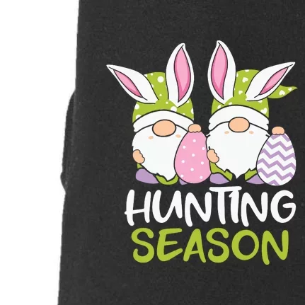 Hunting Season Easter gnome Couple Easter Day Doggie 3-End Fleece Hoodie