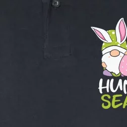 Hunting Season Easter gnome Couple Easter Day Softstyle Adult Sport Polo