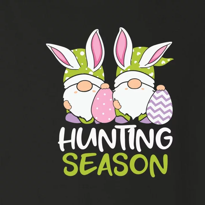 Hunting Season Easter gnome Couple Easter Day Toddler Long Sleeve Shirt