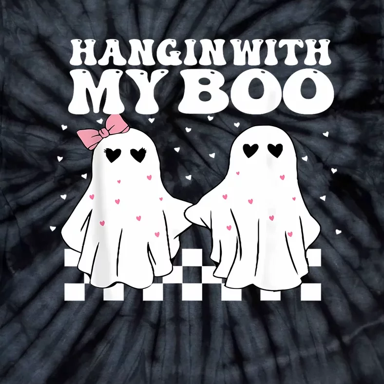 Hangin With My Boo Couples Halloween Adult Costume His Her Tie-Dye T-Shirt