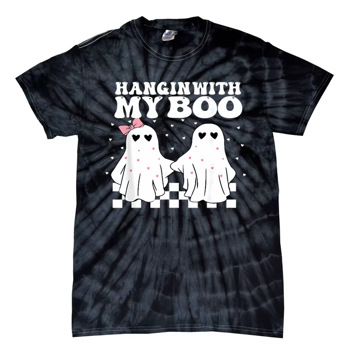 Hangin With My Boo Couples Halloween Adult Costume His Her Tie-Dye T-Shirt