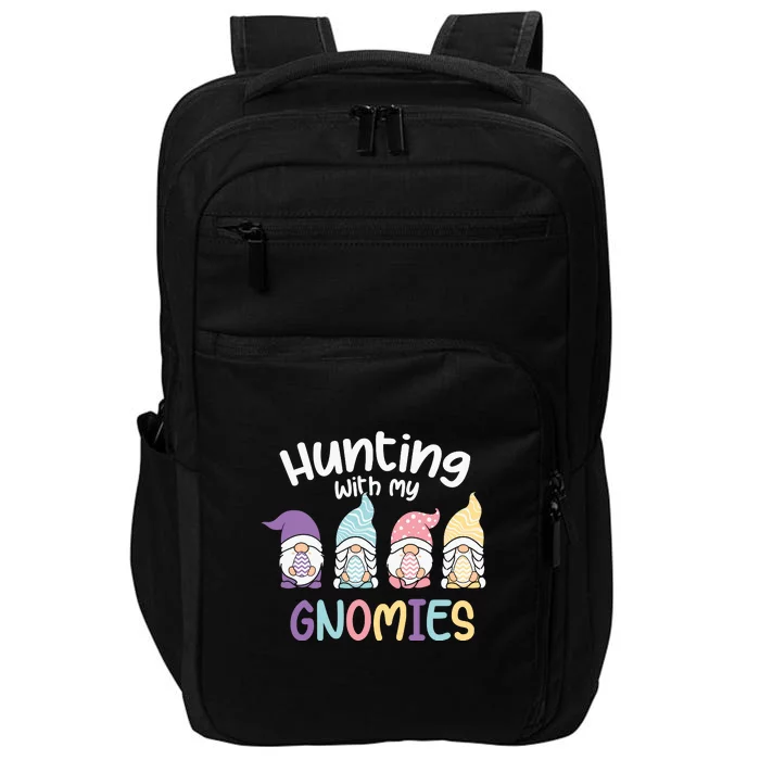 Hunting With My Gnomies Easter Easter Day Impact Tech Backpack