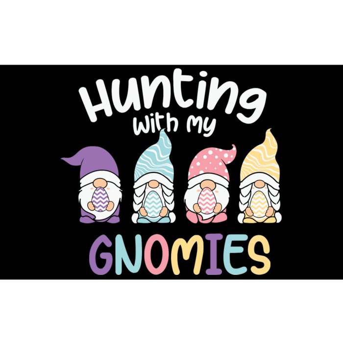 Hunting With My Gnomies Easter Easter Day Bumper Sticker