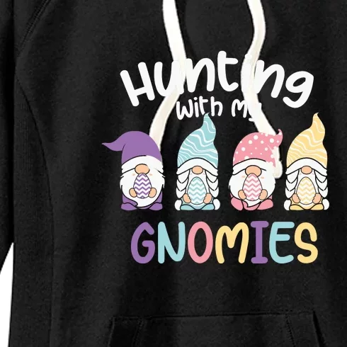 Hunting With My Gnomies Easter Easter Day Women's Fleece Hoodie