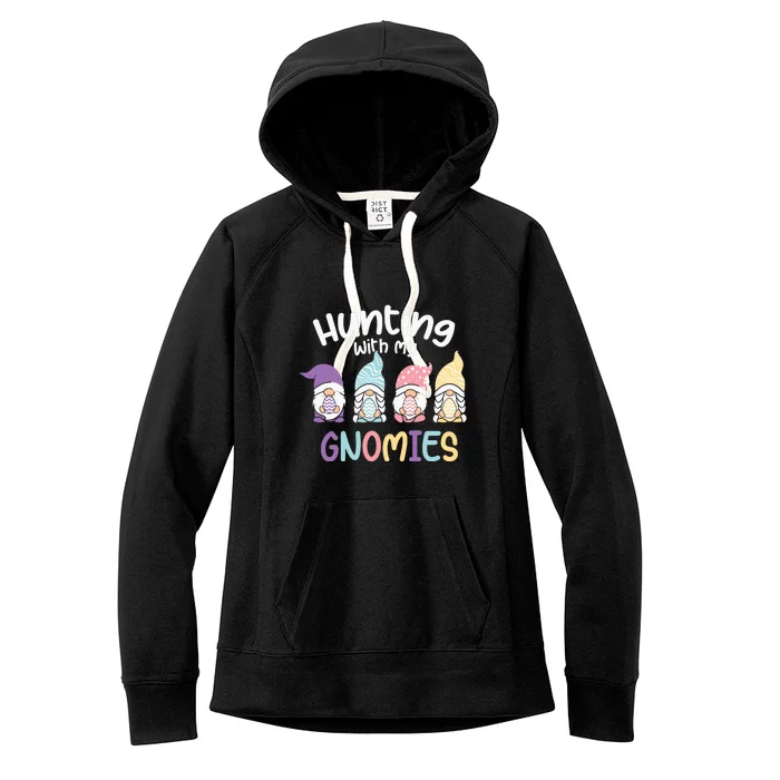 Hunting With My Gnomies Easter Easter Day Women's Fleece Hoodie