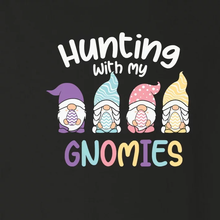 Hunting With My Gnomies Easter Easter Day Toddler Long Sleeve Shirt