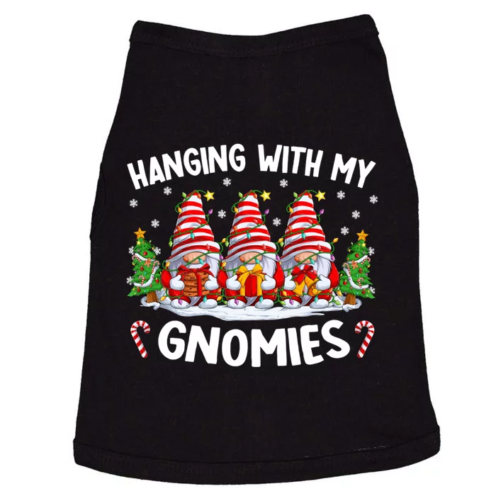 Hanging With My Gnomies Matching Family Christmas Pjs Gnome Doggie Tank