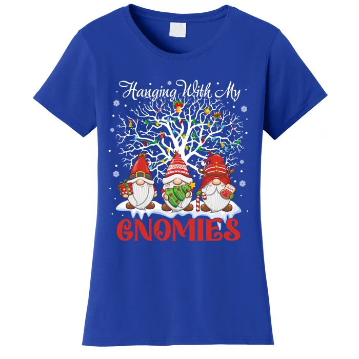 Hanging With My Gnomies Christmas Costume Gift Women's T-Shirt