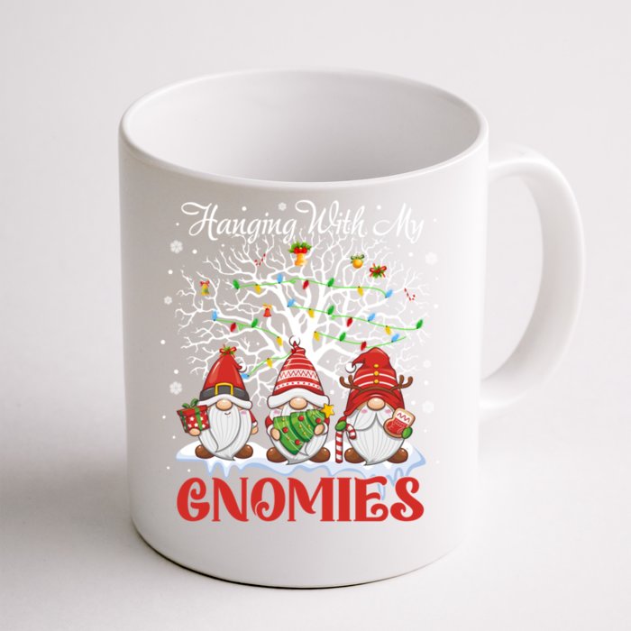 Hanging With My Gnomies Christmas Costume Gift Front & Back Coffee Mug