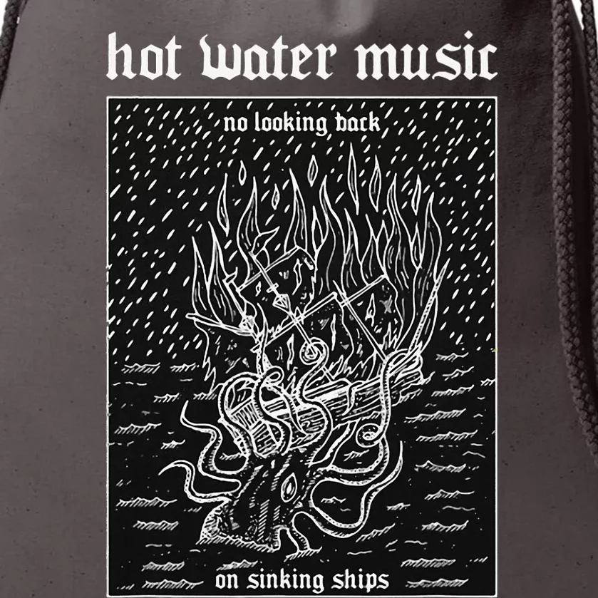 Hot Water Music Drawstring Bag