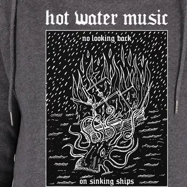 Hot Water Music Womens Funnel Neck Pullover Hood