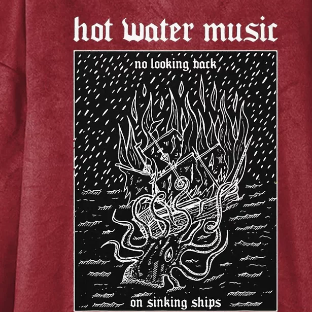 Hot Water Music Hooded Wearable Blanket