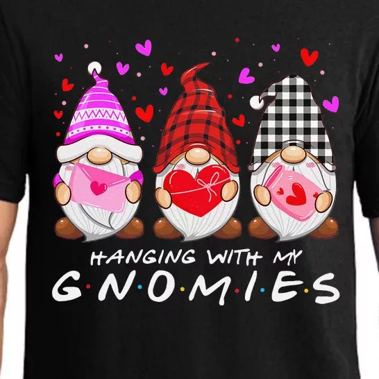 Hanging With My Gnomies Happy Valentines Day Cute Gnomes Love Cute Pajama Set