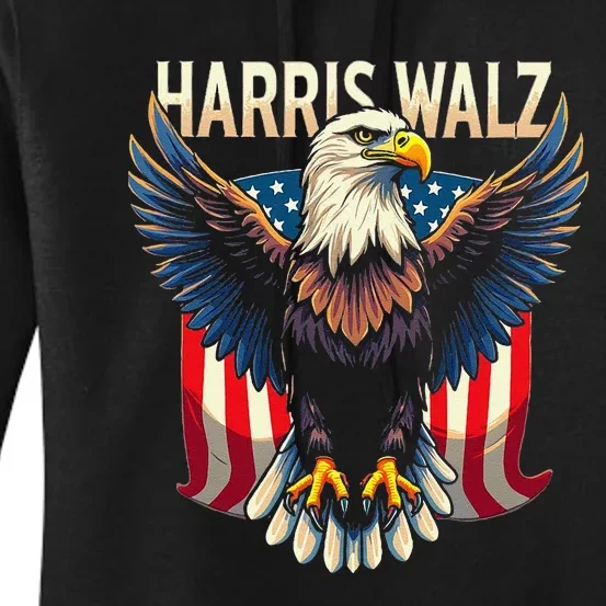 Harris Walz Majestic Eagle Women's Pullover Hoodie