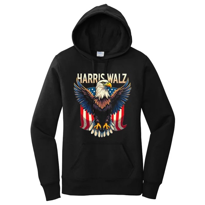 Harris Walz Majestic Eagle Women's Pullover Hoodie