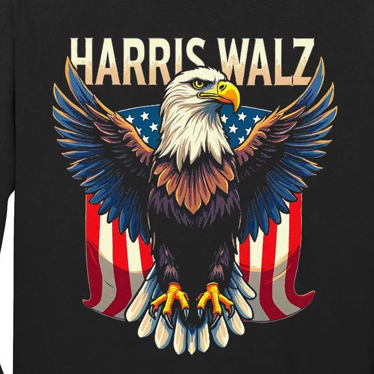 Harris Walz Majestic Eagle Tall Long Sleeve T-Shirt