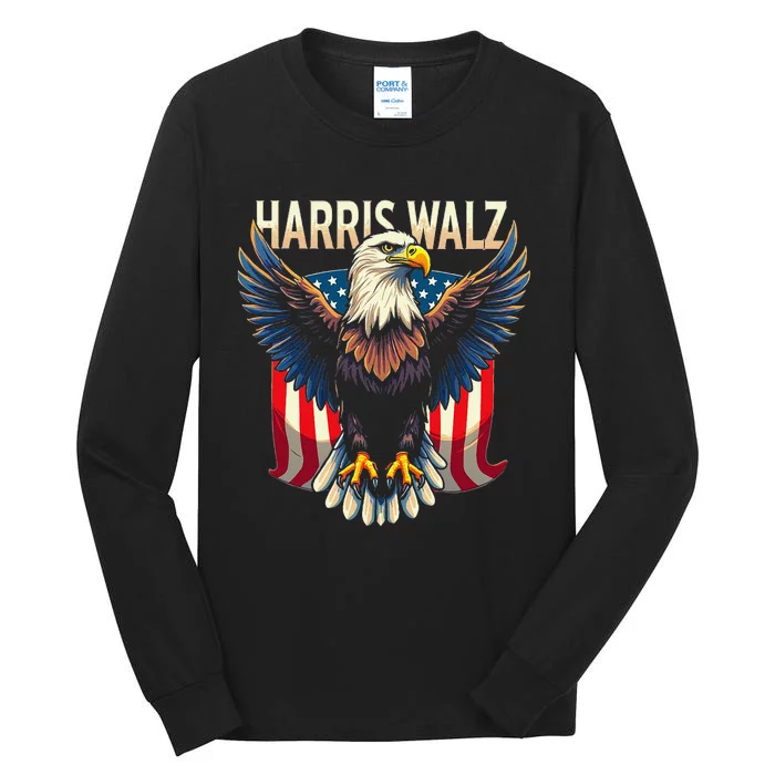 Harris Walz Majestic Eagle Tall Long Sleeve T-Shirt