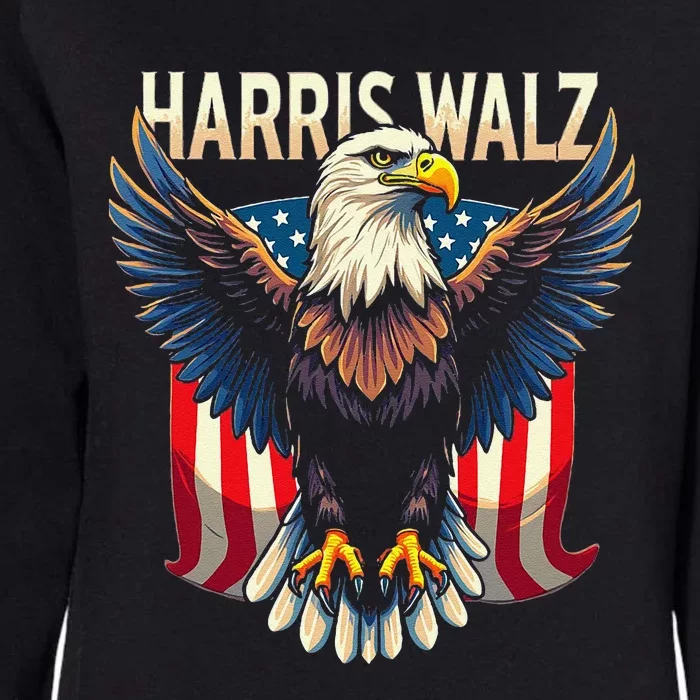 Harris Walz Majestic Eagle Womens California Wash Sweatshirt