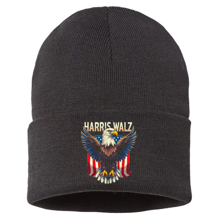 Harris Walz Majestic Eagle Sustainable Knit Beanie