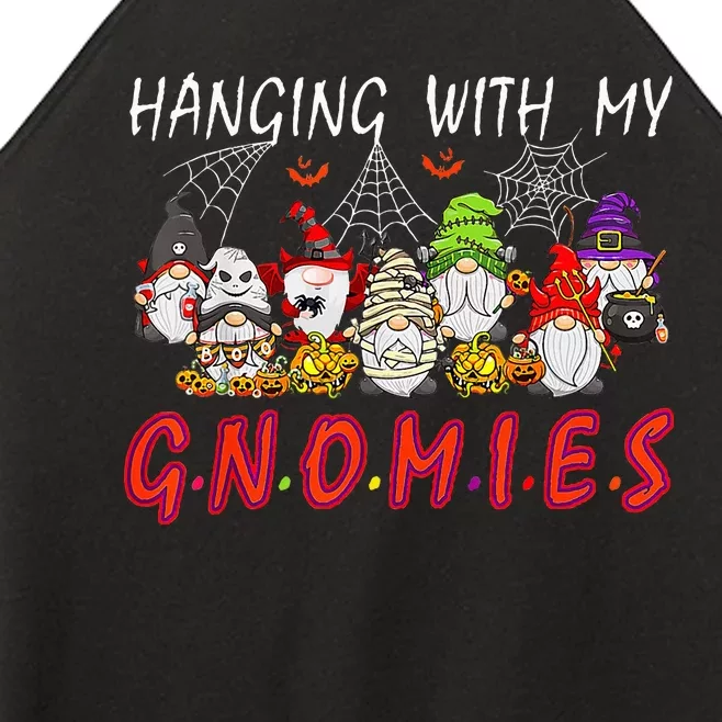 Hanging With My Gnomies Christmas Costume Halloween Gnomes Women’s Perfect Tri Rocker Tank