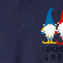 Hanging With My Gnomies Nordic Santa Gnome Funny Christmas Gift Softstyle Adult Sport Polo