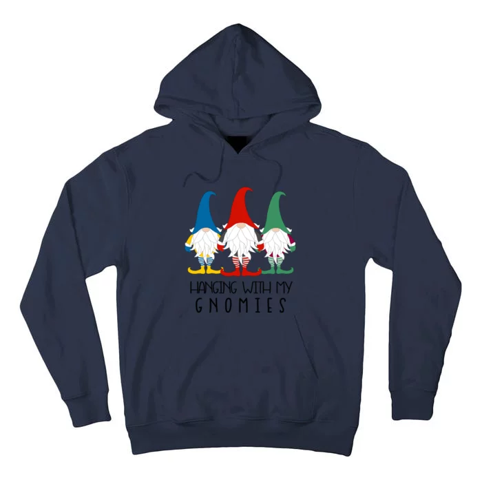 Hanging With My Gnomies Nordic Santa Gnome Funny Christmas Gift Tall Hoodie