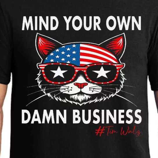 Harris Walz Mind Your Own Damn Business Pajama Set