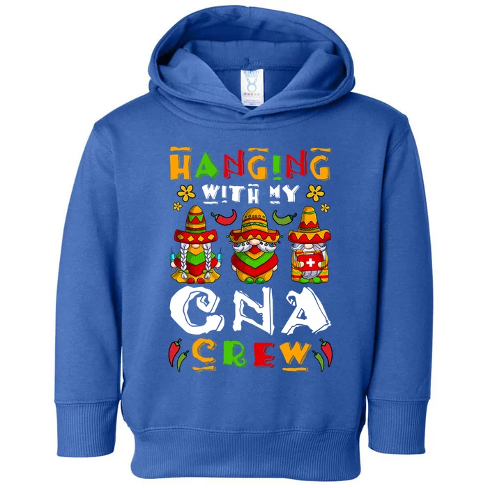 Hanging With My Cna Crew Nurse Gnomes Cinco De Mayo Nurse Great Gift Toddler Hoodie