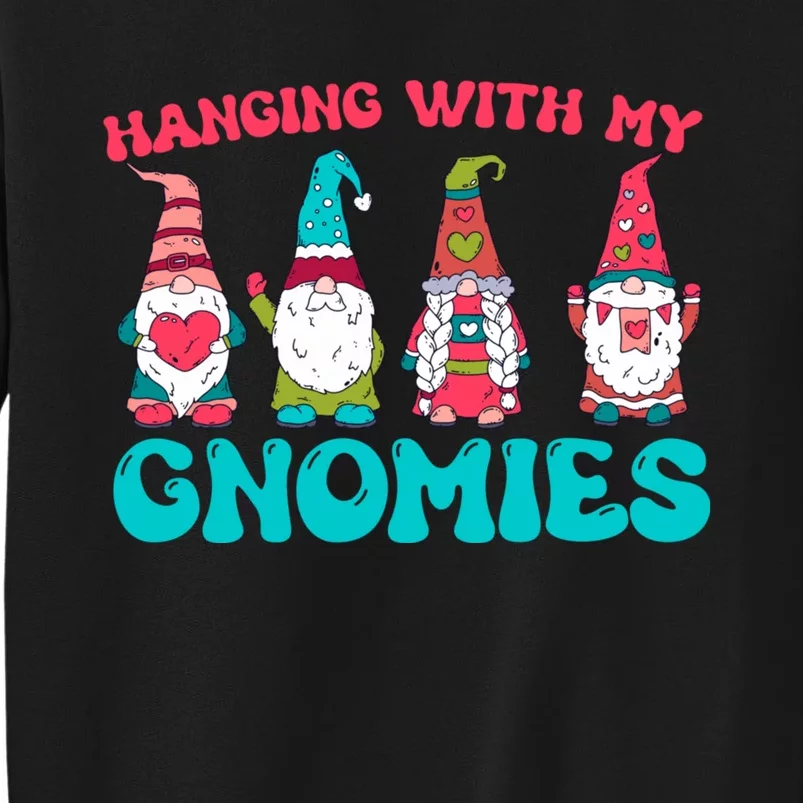 Hanging With My Gnomies Matching Family Christmas Pjs Gnome Sweatshirt